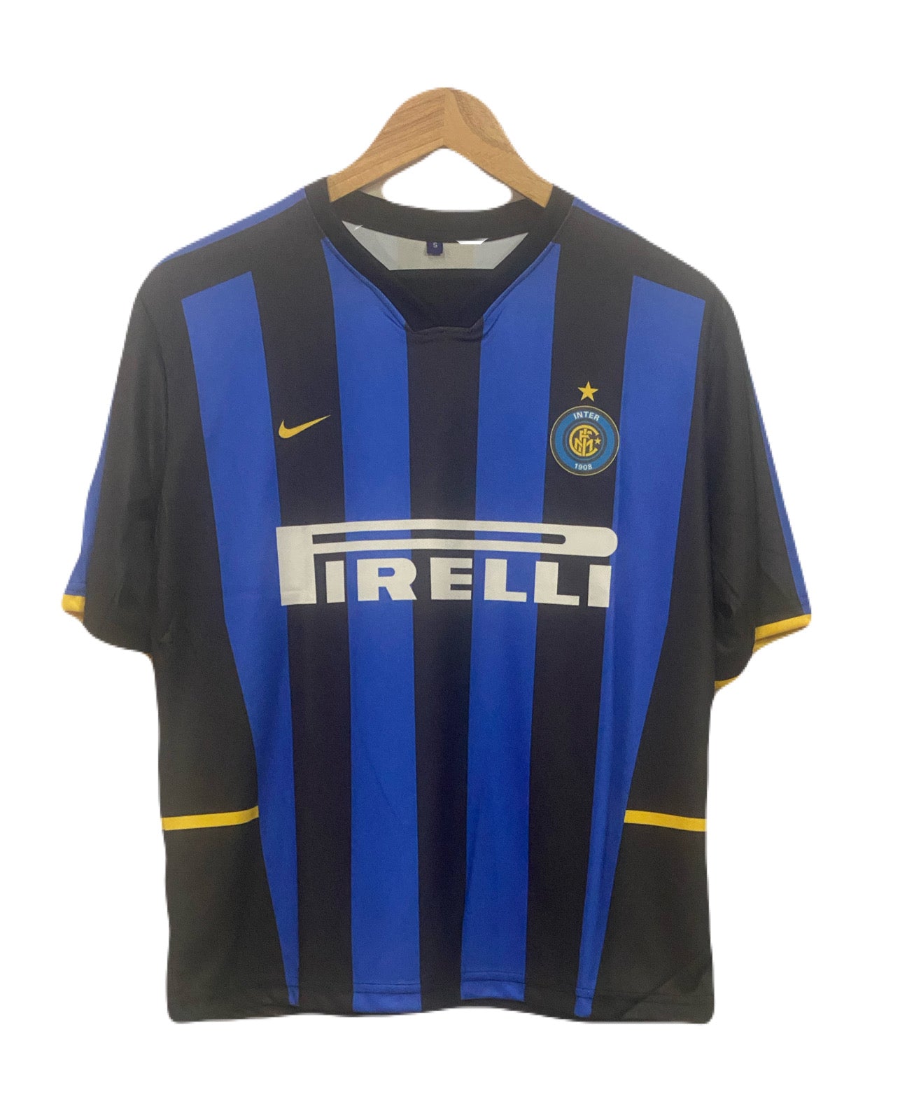 Inter Milan 2002-03 Home kit batistuta Five sleeve - P131 - Ms Retro Store