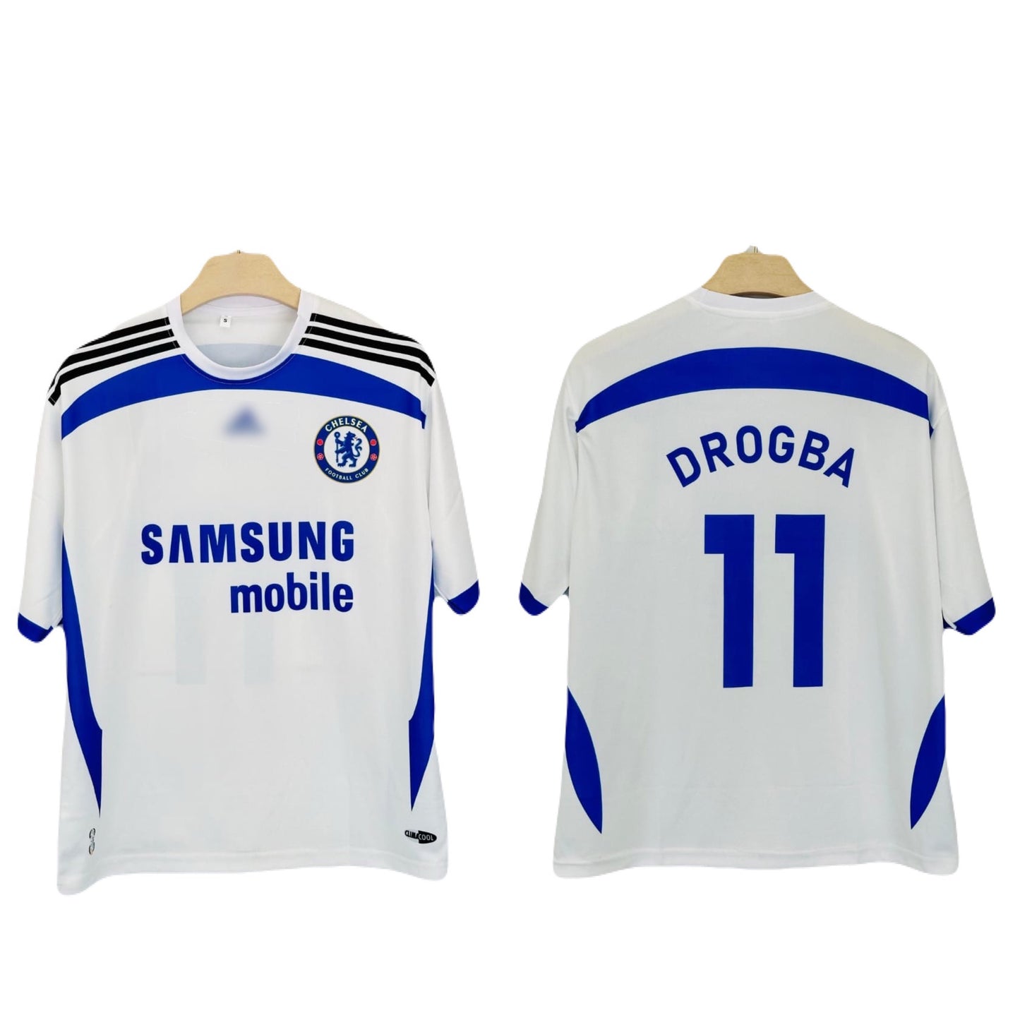 Chelsea 2007-08 Third kit Drogba Five sleeve - Ms Retro Store