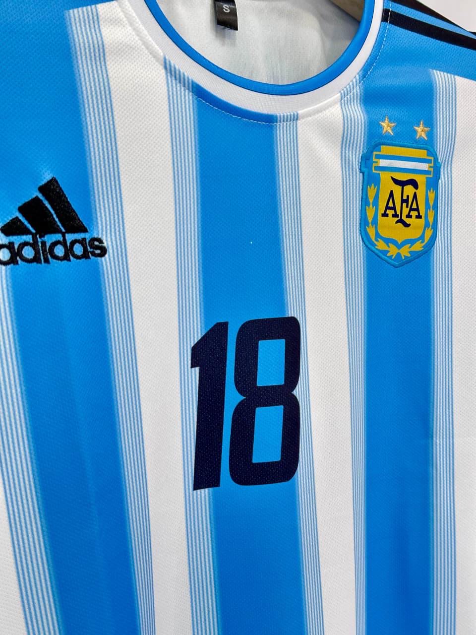 Argentina special Kit Messi Five sleeve - Ms Retro Store