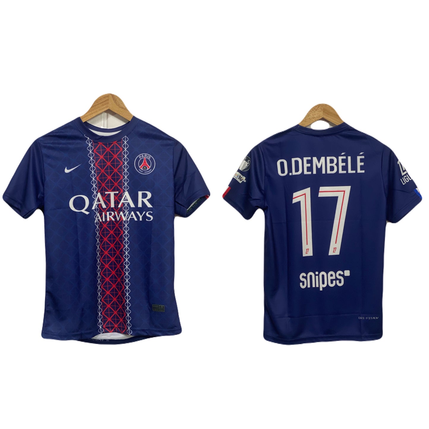 PSG 2025-26 Home kit Dembele Half sleeve - P369 - Ms Retro Store