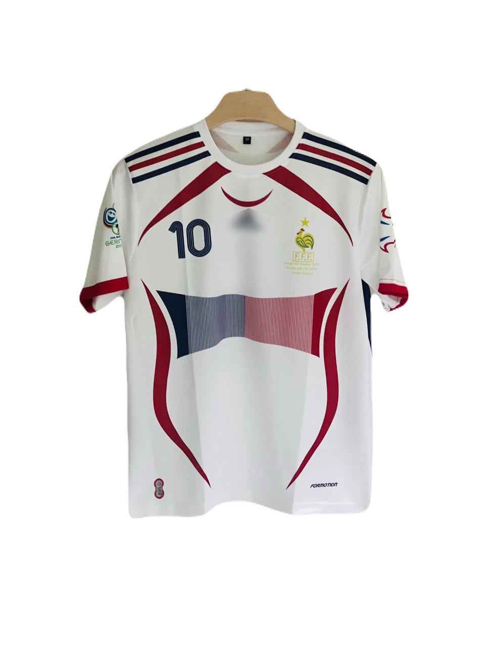 Best Retro jersey france 2006 away jersey zidane - P310 - ms retro store