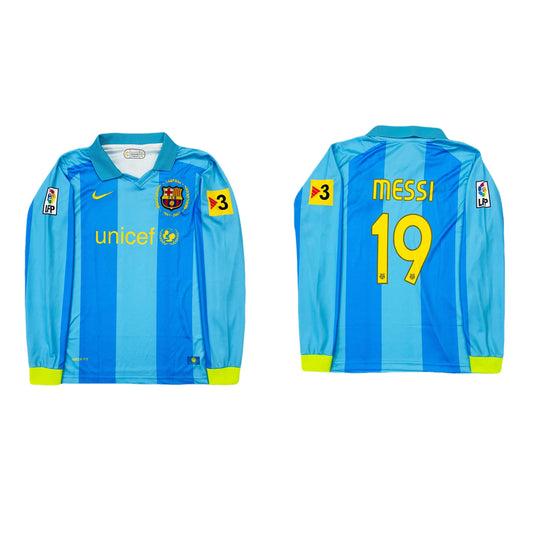 2007/08 barcelona light blue leo messi p34 - ms retro store