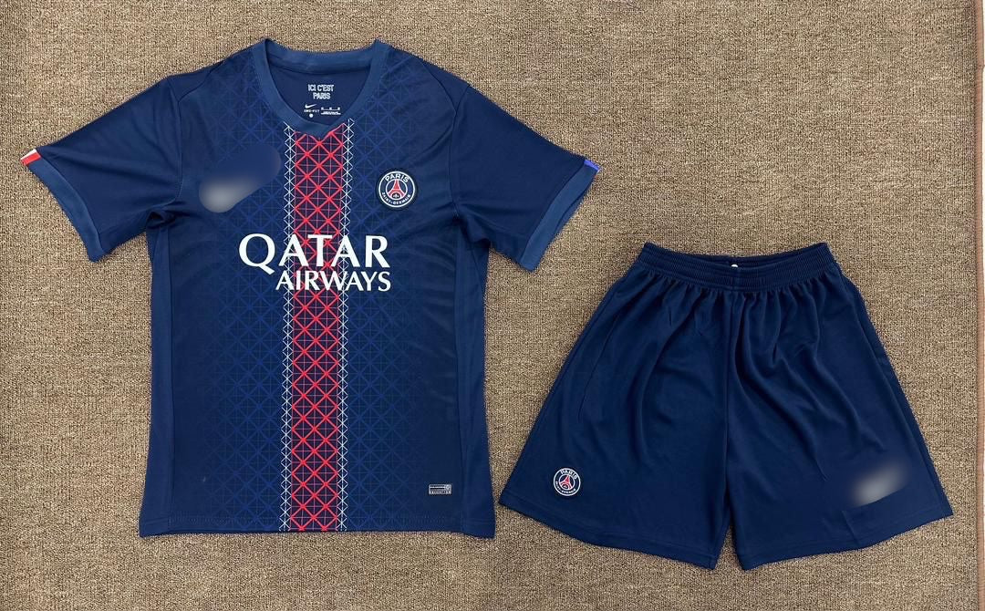 Psg 2025/26 home jersey with shorts - ms retro store