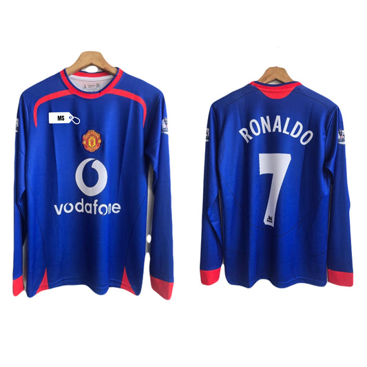 Manchester united 2005/06 away jersey ronaldo - ms retro store