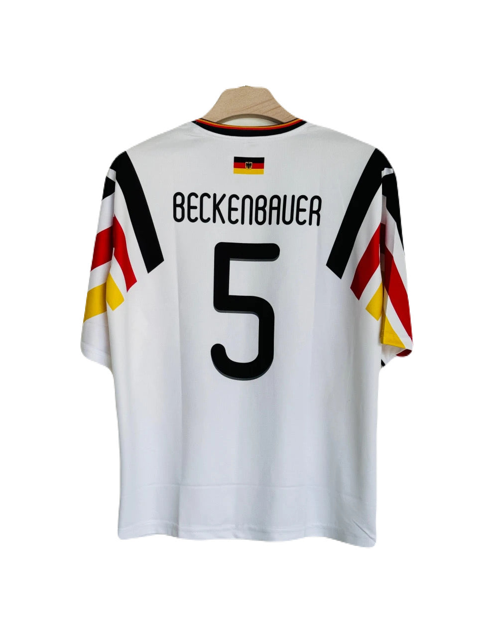 Germany 1996 HOME jersey Five sleeve Beckenbauer - P162 - ms retro store