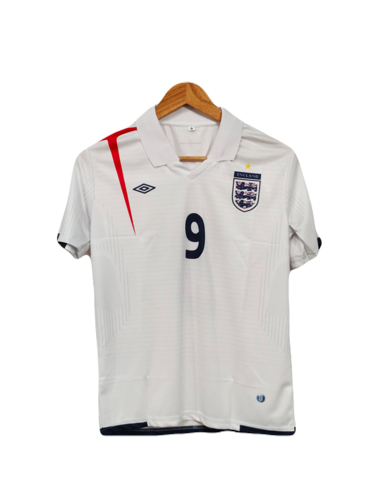 England 2005 Home kit Rooney Half sleeve - P263 - Ms Retro Store