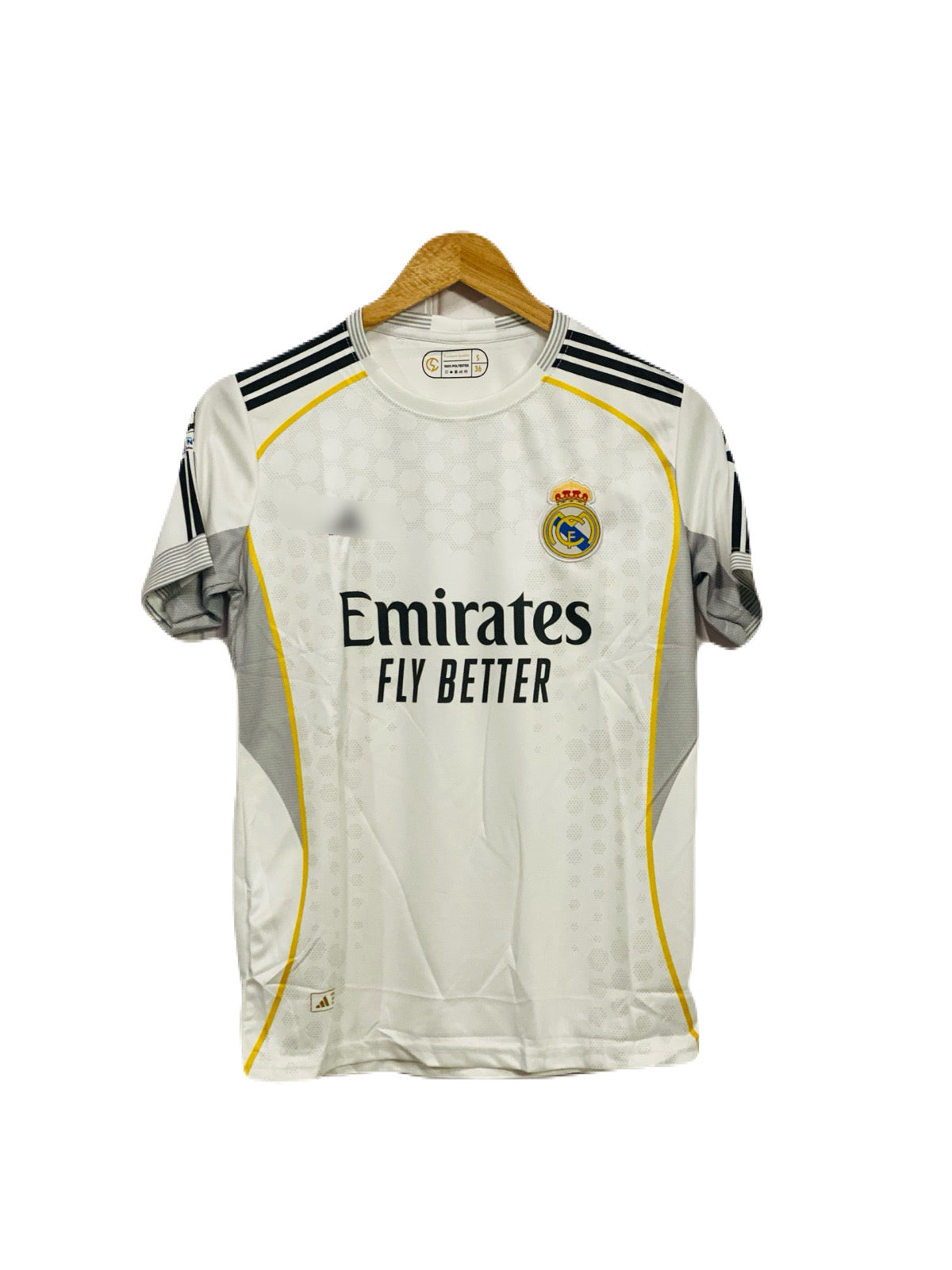 Real Madrid 2025-26 Home kit Back plain Half sleeve - P242 - Ms Retro Store