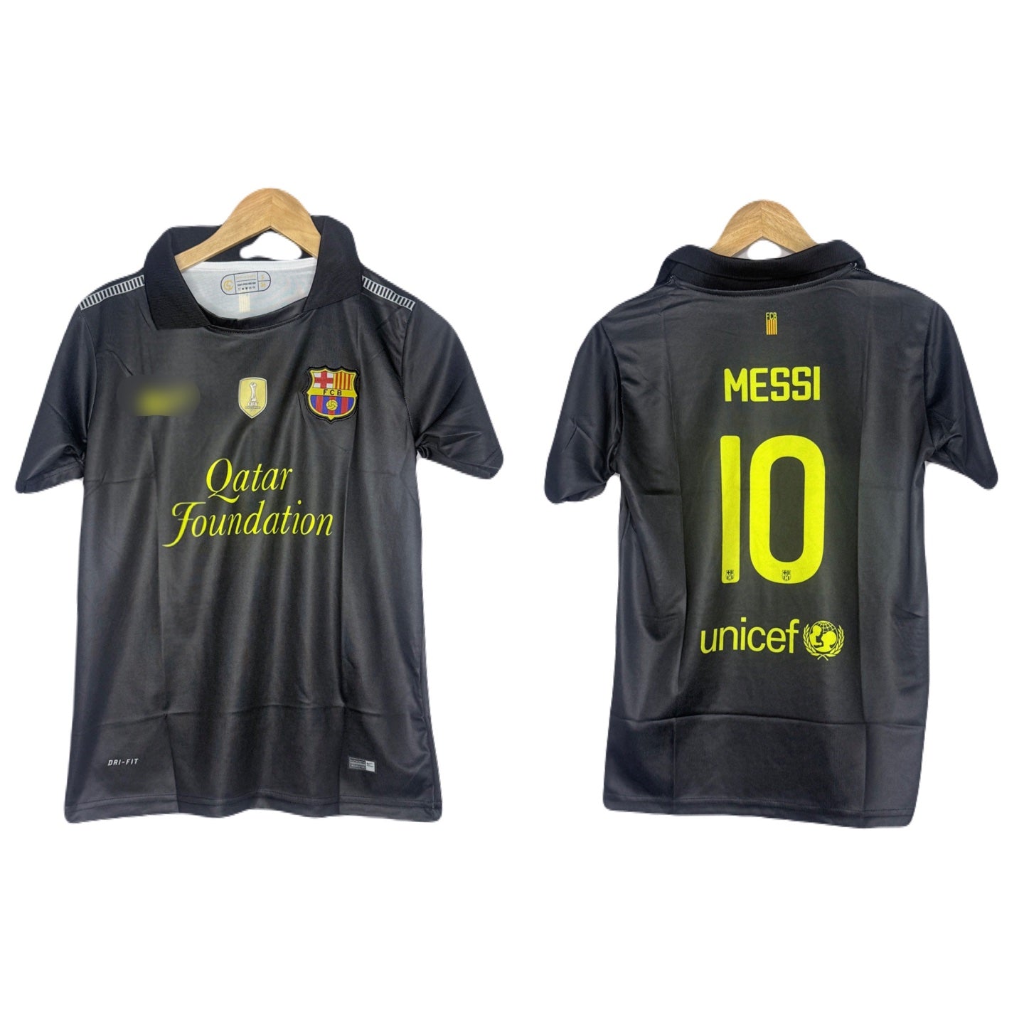Fc Barcelona 2011-12 Away Kit Messi Half Sleeve - P905 Ms Retro 