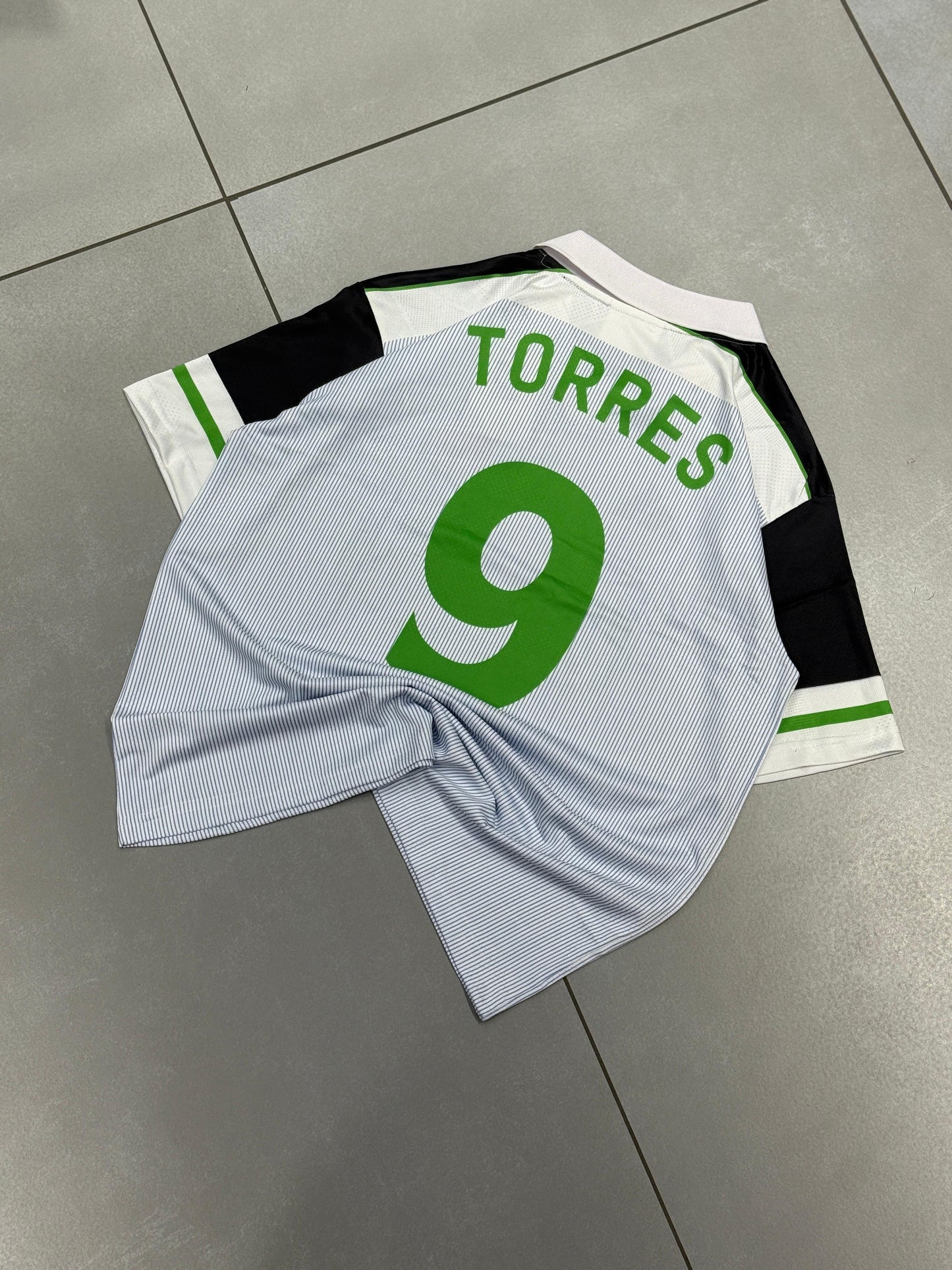 Liverpool Away third kit Torres Premium Quality Collar Five Sleeve Sublimation - Ms Retro Store