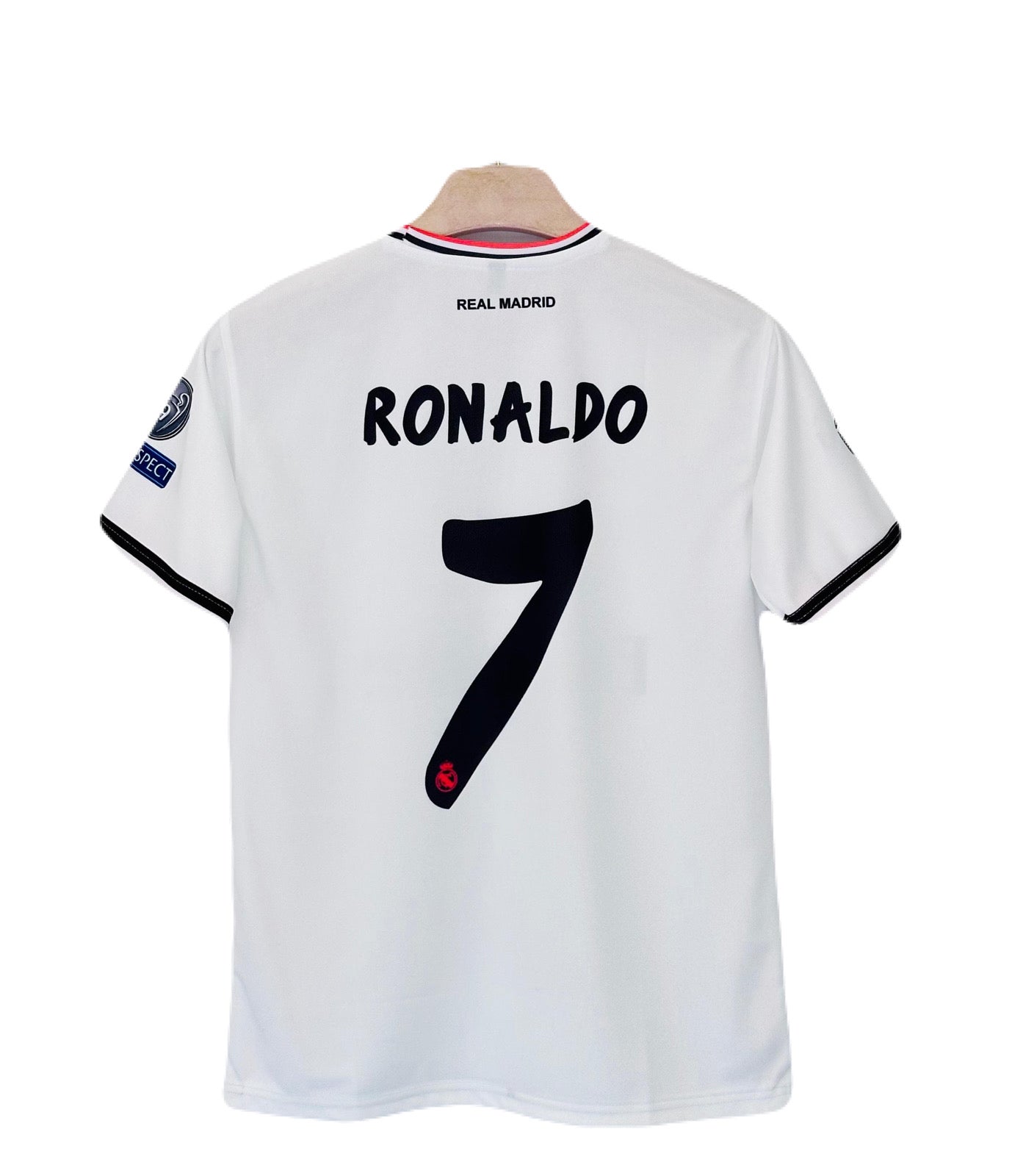 Real Madrid 2014-15 Ronaldo Final Edition home jersey Half Sleeve Sublimation - Ms Retro Store