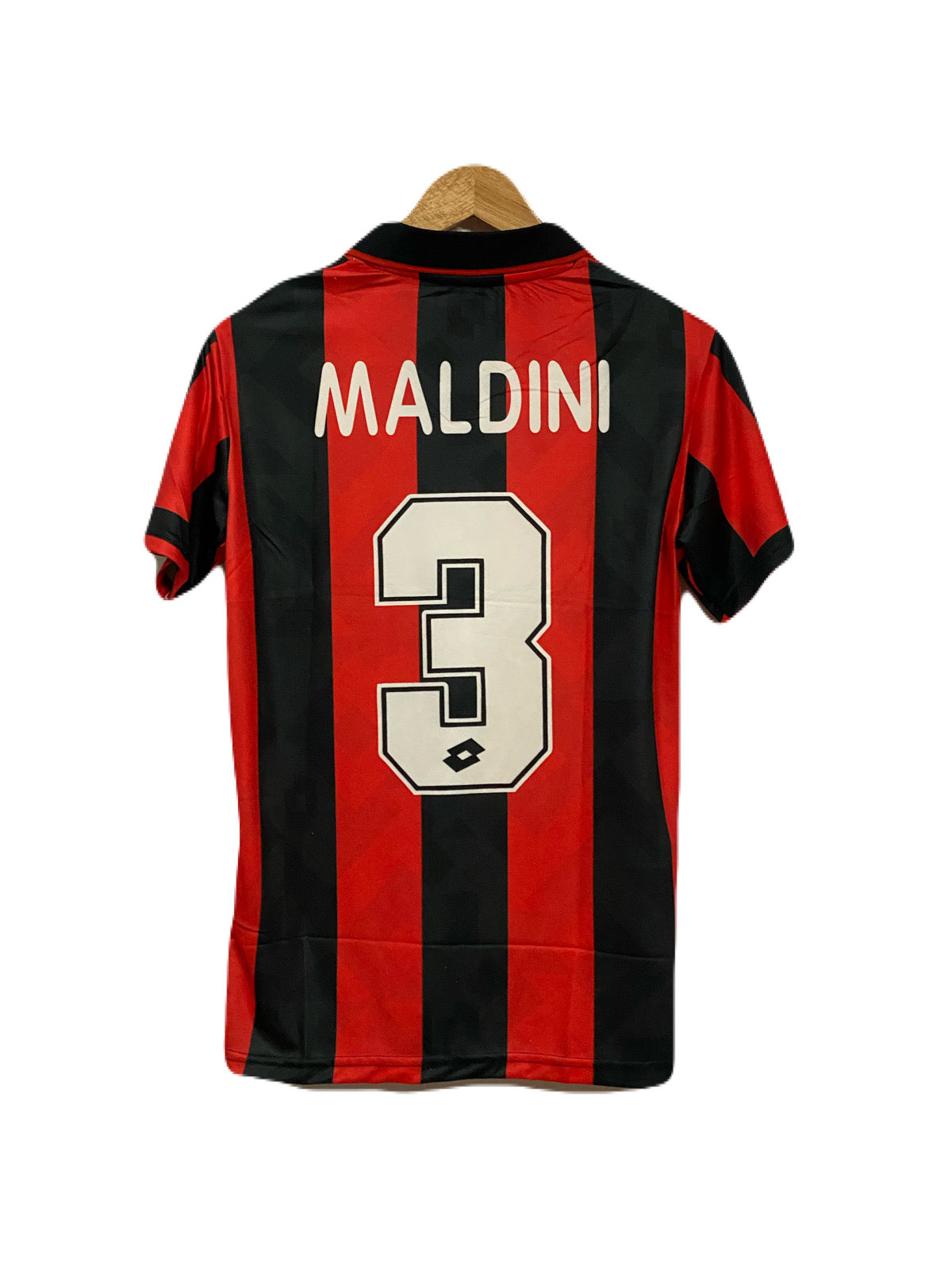 Ac Milan 1993 Home kit Maldini Half sleeve - P202 - Ms Retro Store