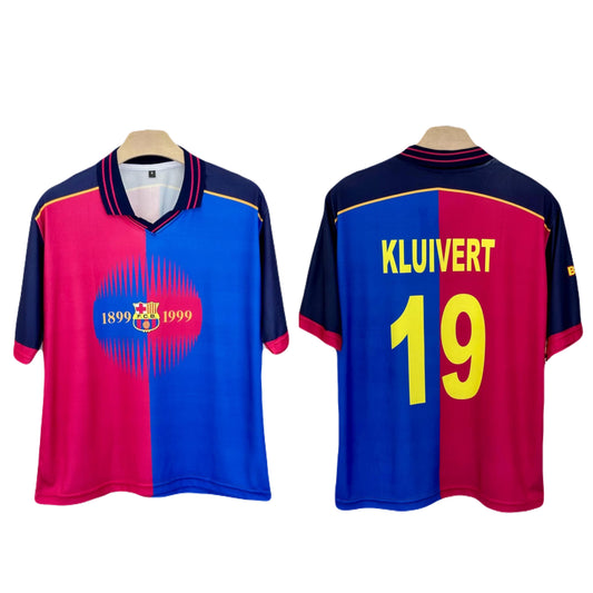 Barcelona vintage 1999-2000 Home kit Kluivert - Ms Retro Store