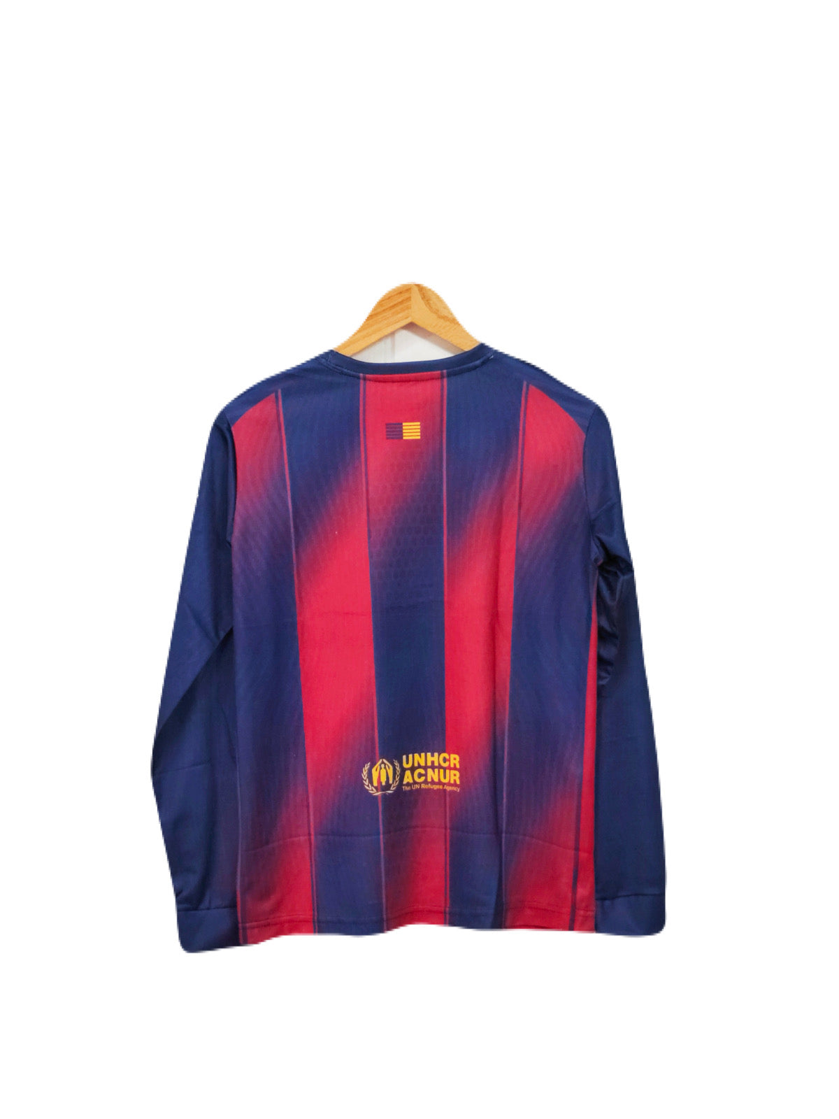 Fc Barcelona 2025-26 Home kit embroidery full sleeve plain - P317 - Ms Retro Store