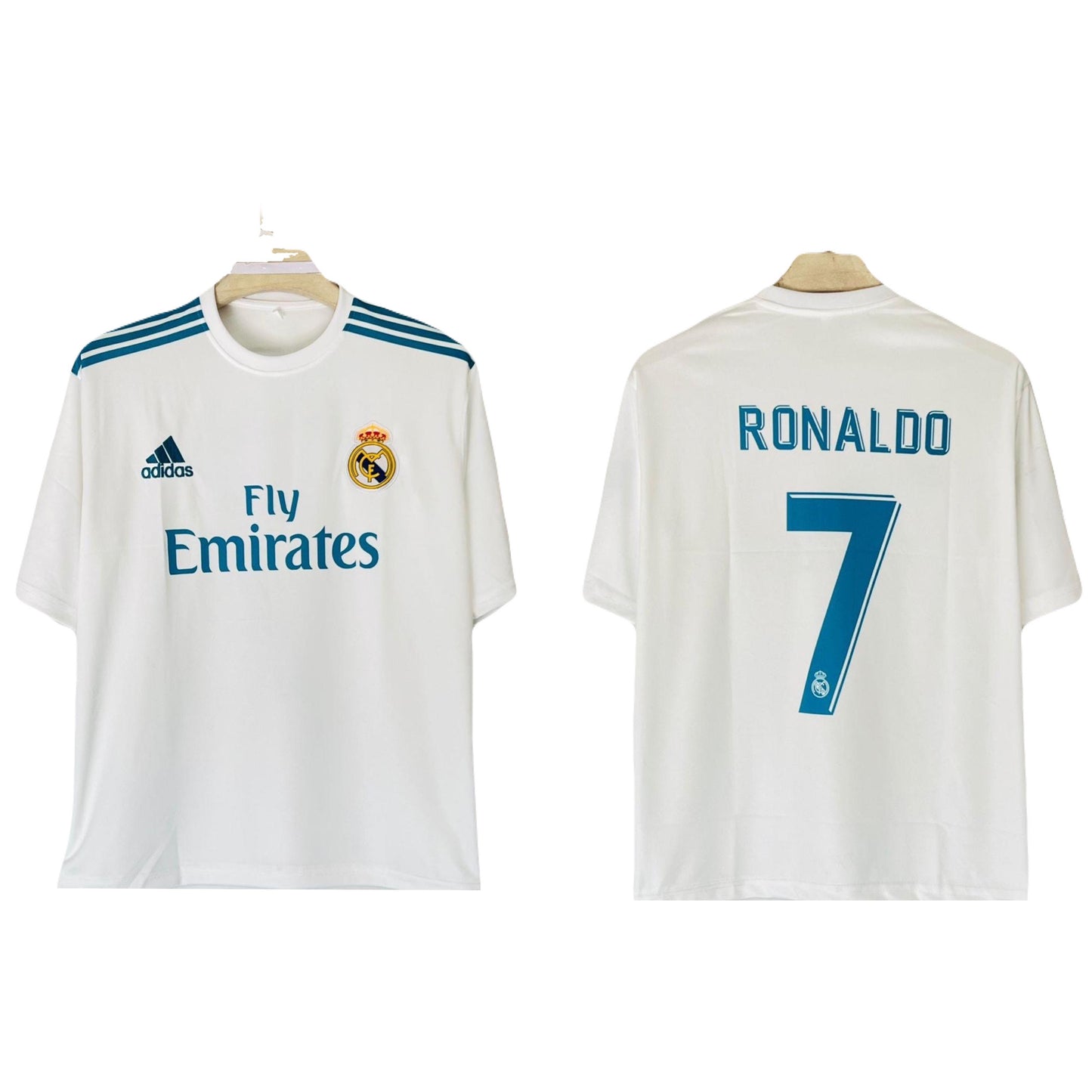 Real madrid 2018 home jersey five sleeve ronaldo - ms retro store