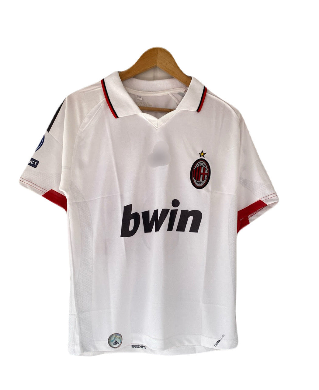 Beckham Ac milan collar Embroidery Fivesleeve jersey - P2769