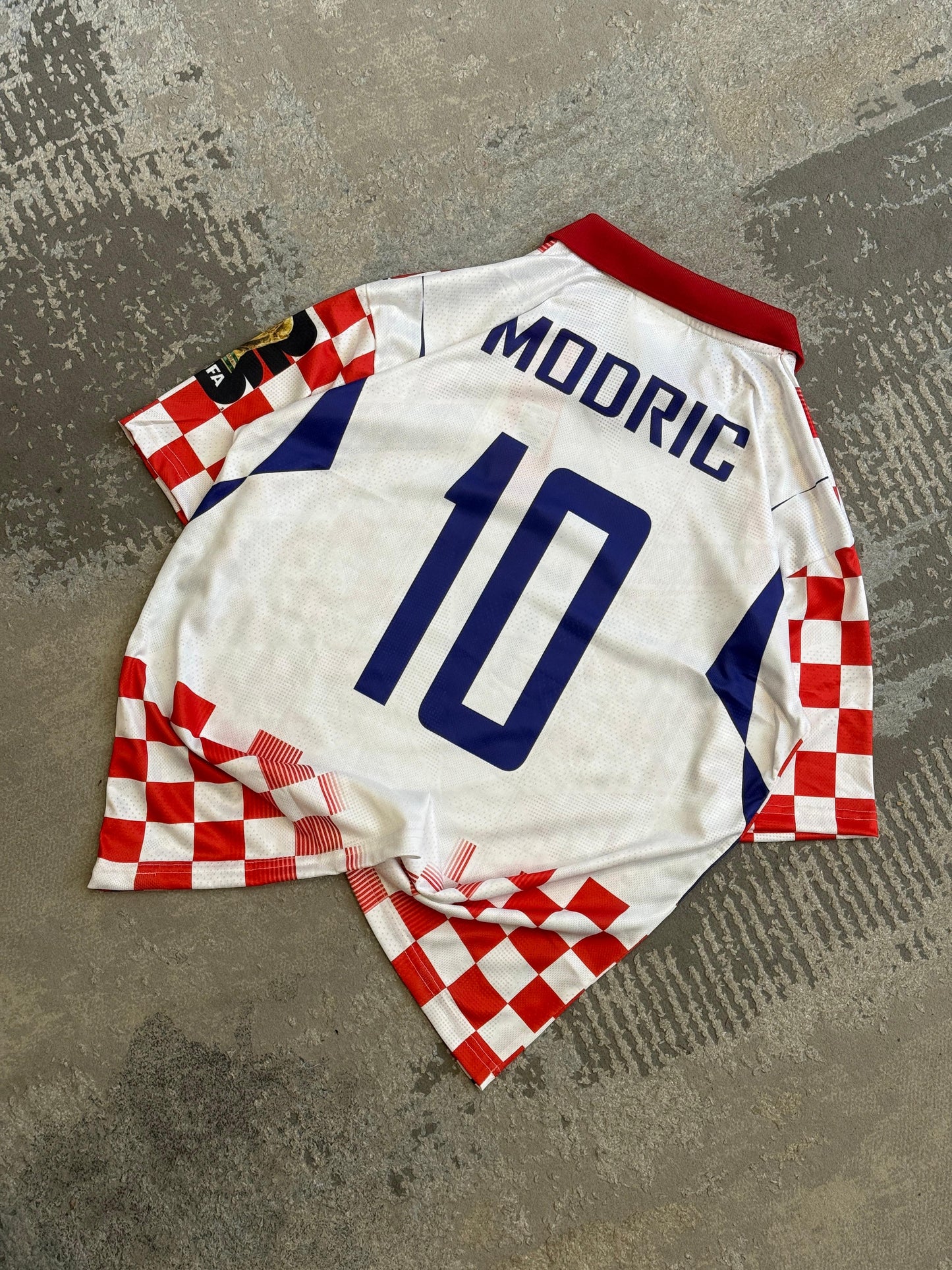Modric Croatia 2026 Away World Cup Premium Quality Collar Five Sleeve Sublimation - P1997