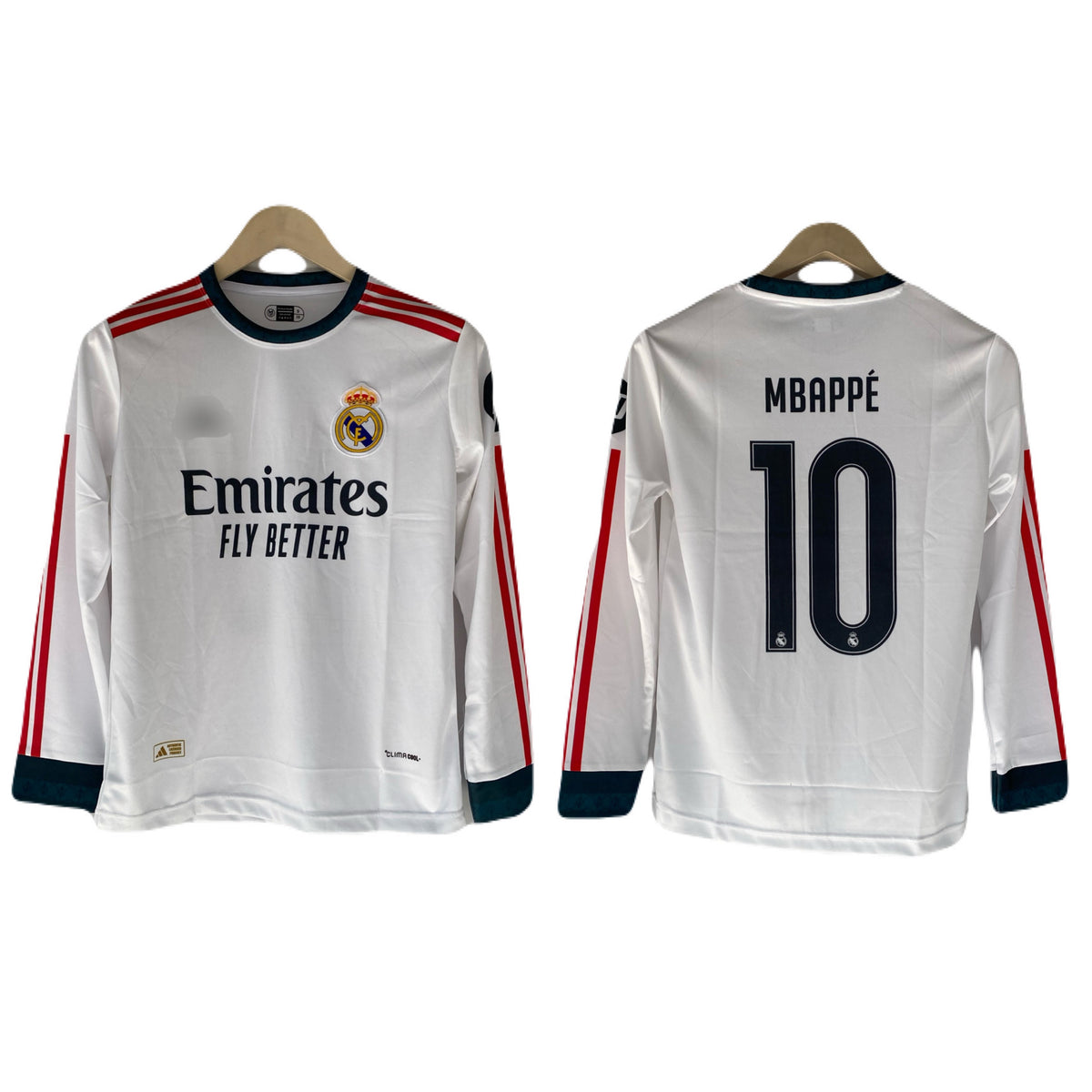 Mbappe Real madrid 2026/27 home kit full sleeve embroidery - P2484