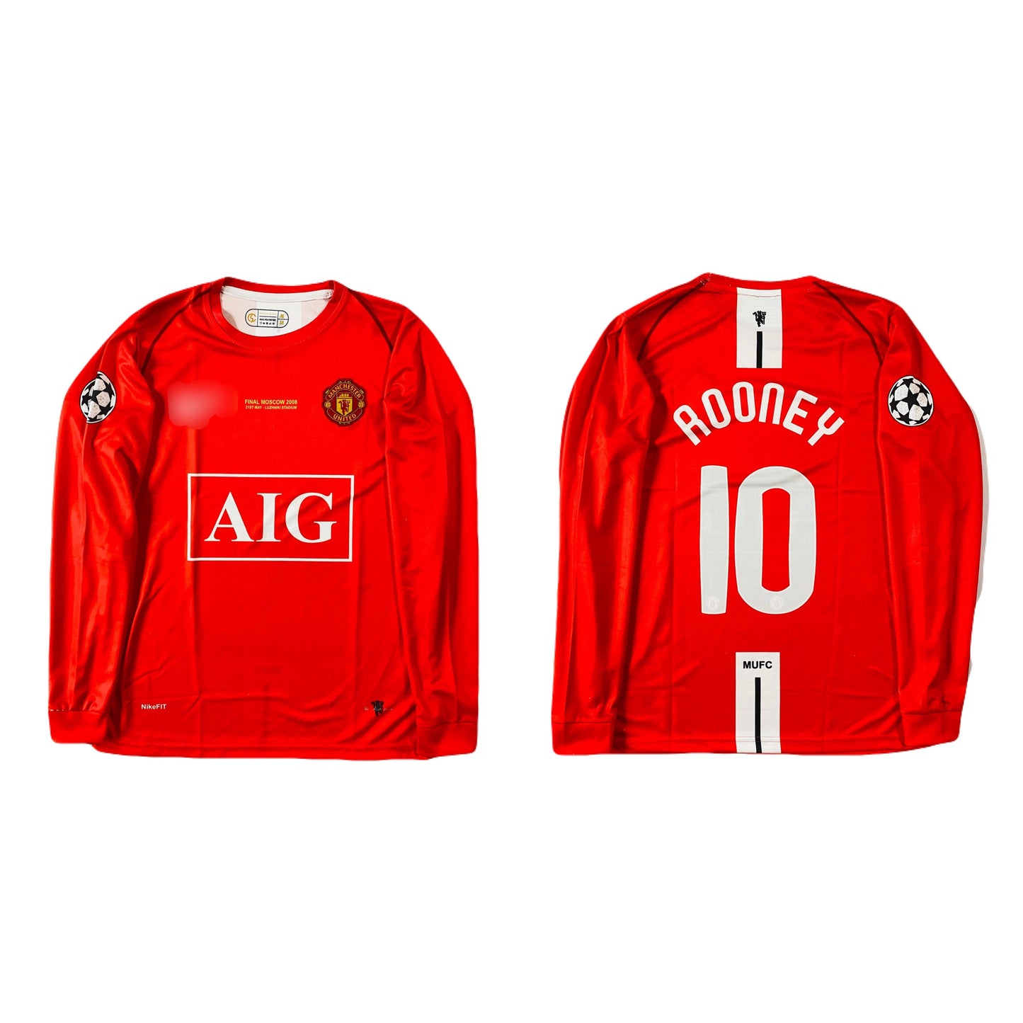 Manchester united 2008 Rooney - Ms retro stor