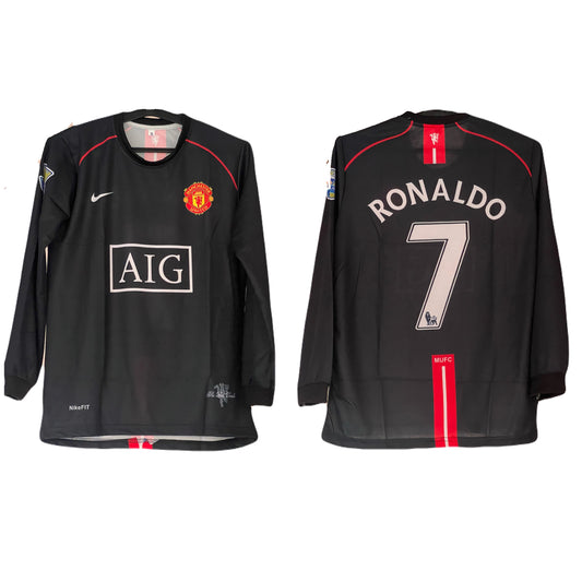 Ronaldo united 2008 full sleeve away kit- P693 Ms Retro Store