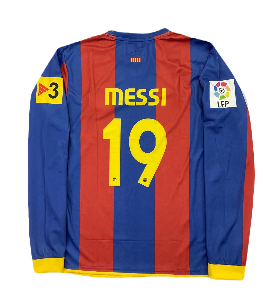 Barcelona vintage full sleeve leo messi - P777 ms retro store