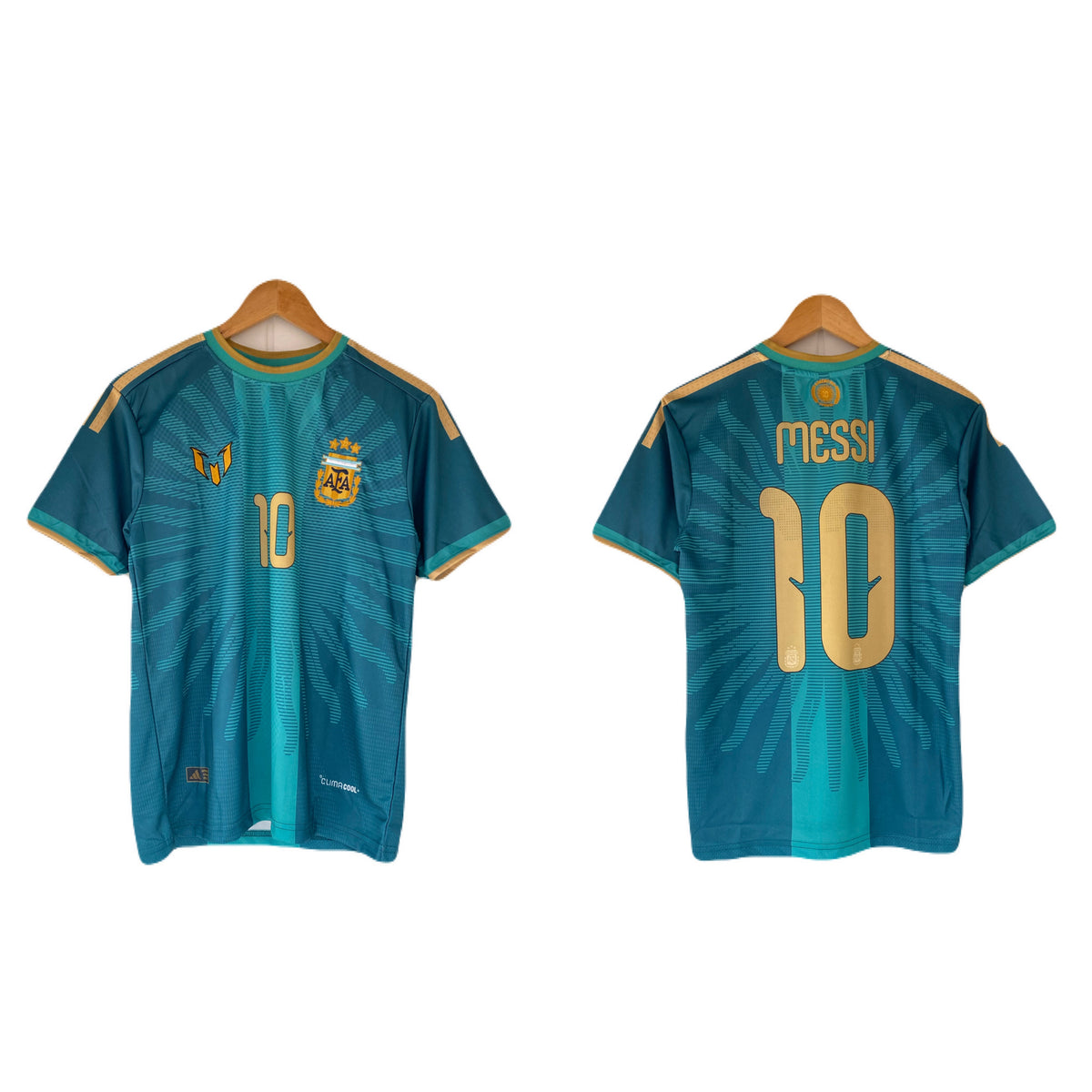 Messi Argentina Half Sleeve embroidery jersey - P2765