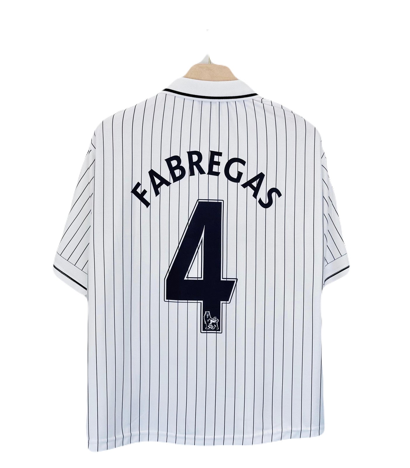 Arsenal 2009-10 Fabregas Third kit Collar Five Sleeve - Ms Retro Store
