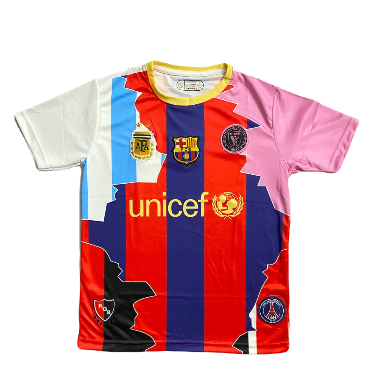 Leo messi all time club jersey embroidery Limited edition