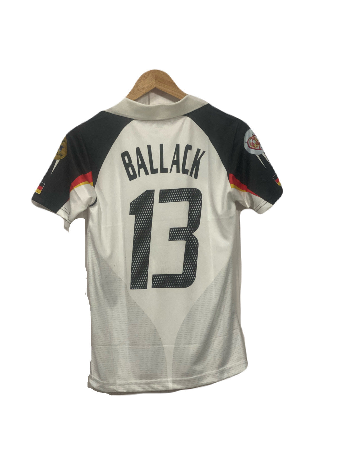 Germany 2004-05 Home kit Ballack Half sleeve Collar - P127 - Ms Retro Store