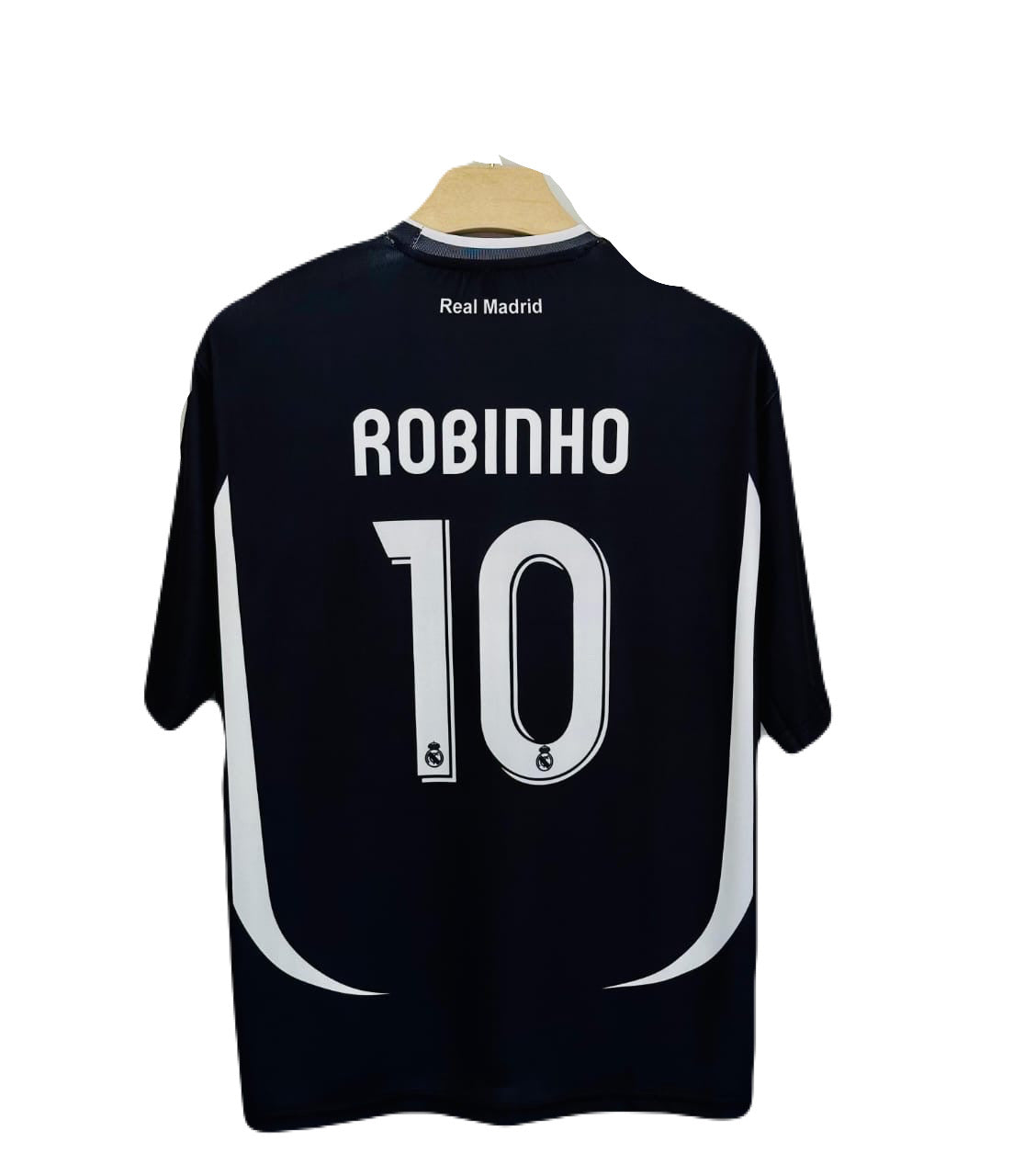 Real Madrid 2006-07 Away kit Robinho Five sleeve P136 - Ms Retro Store