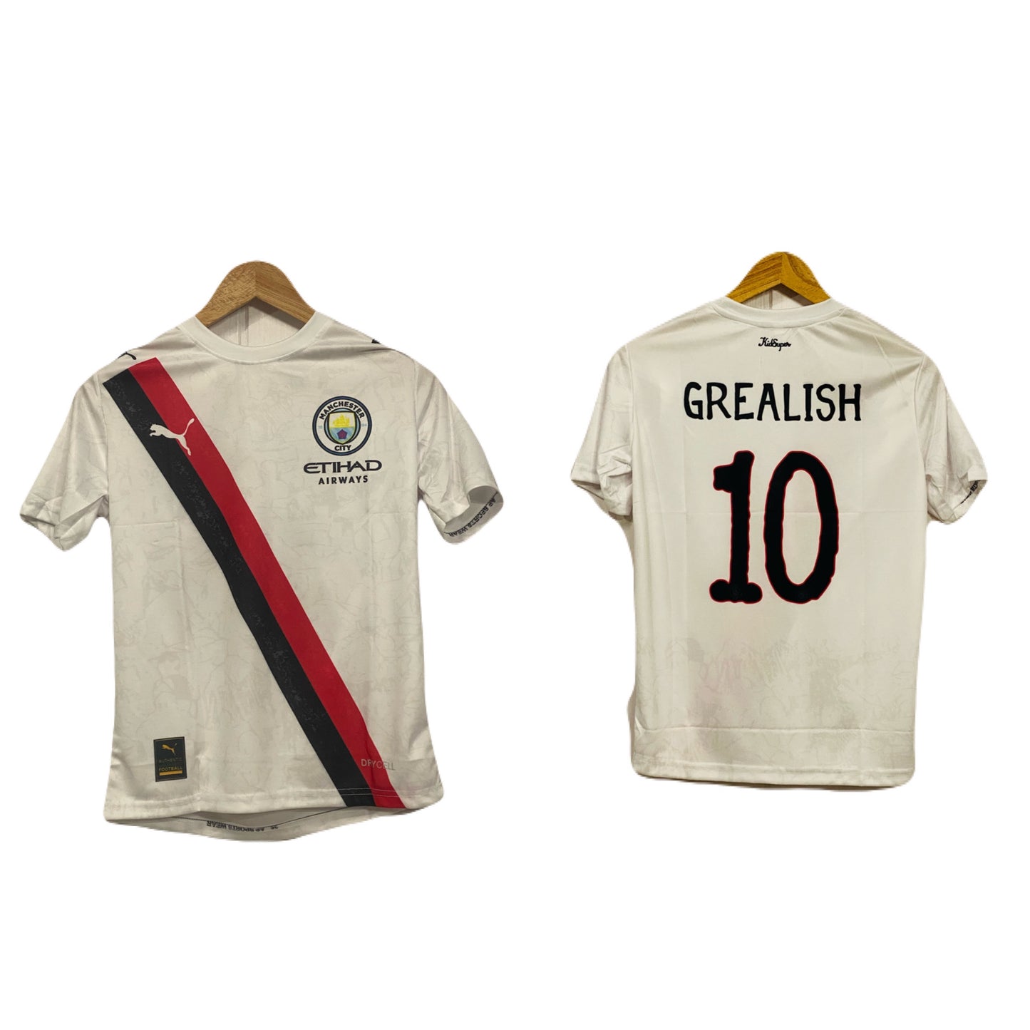 Manchester city 2025-26 Away kit GrealishHalf sleeve - P248 - Ms Retro Store
