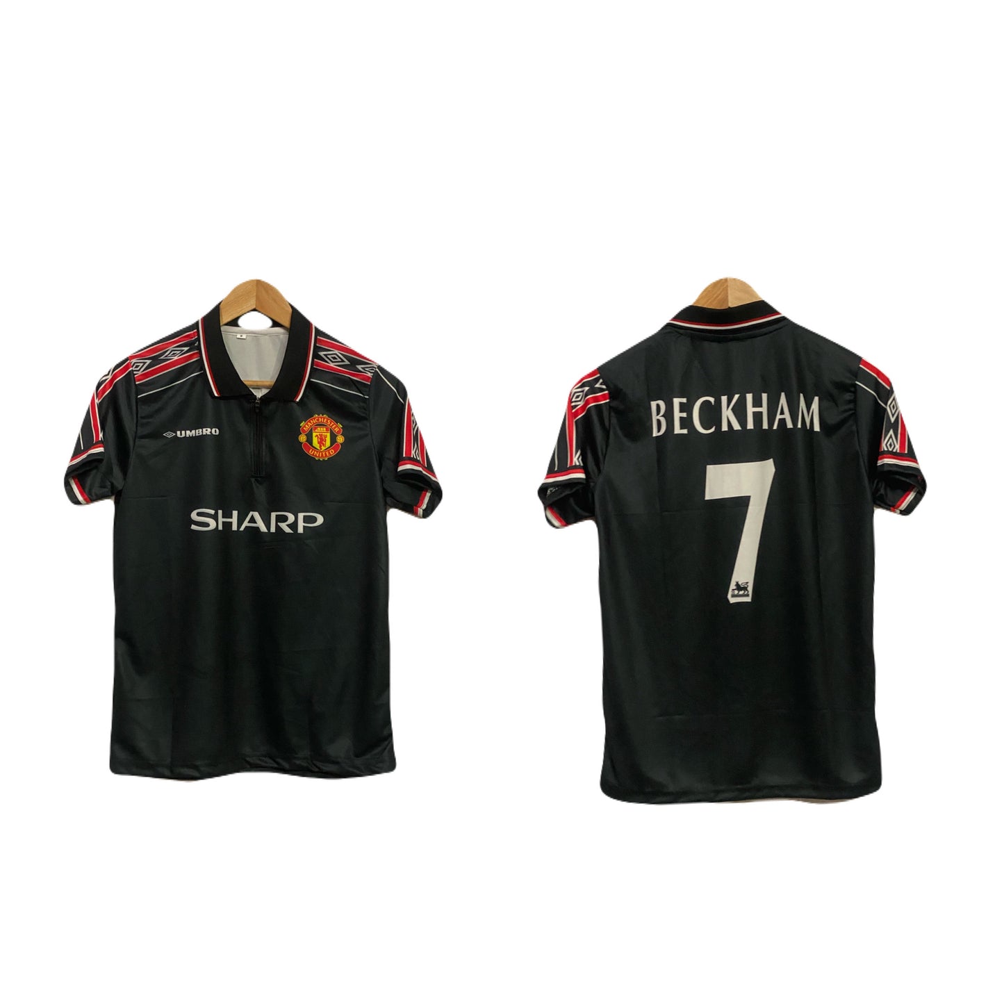Manchester united 1996/98 BECKHAM Zip Type- MS RETRO STORE