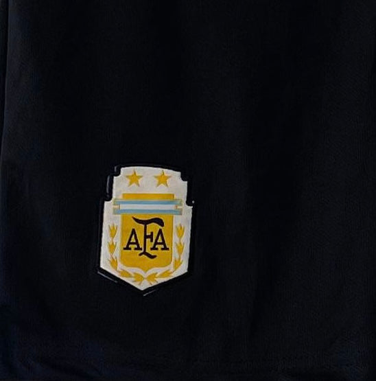 Argentina Embroidery black shorts - ms retro store