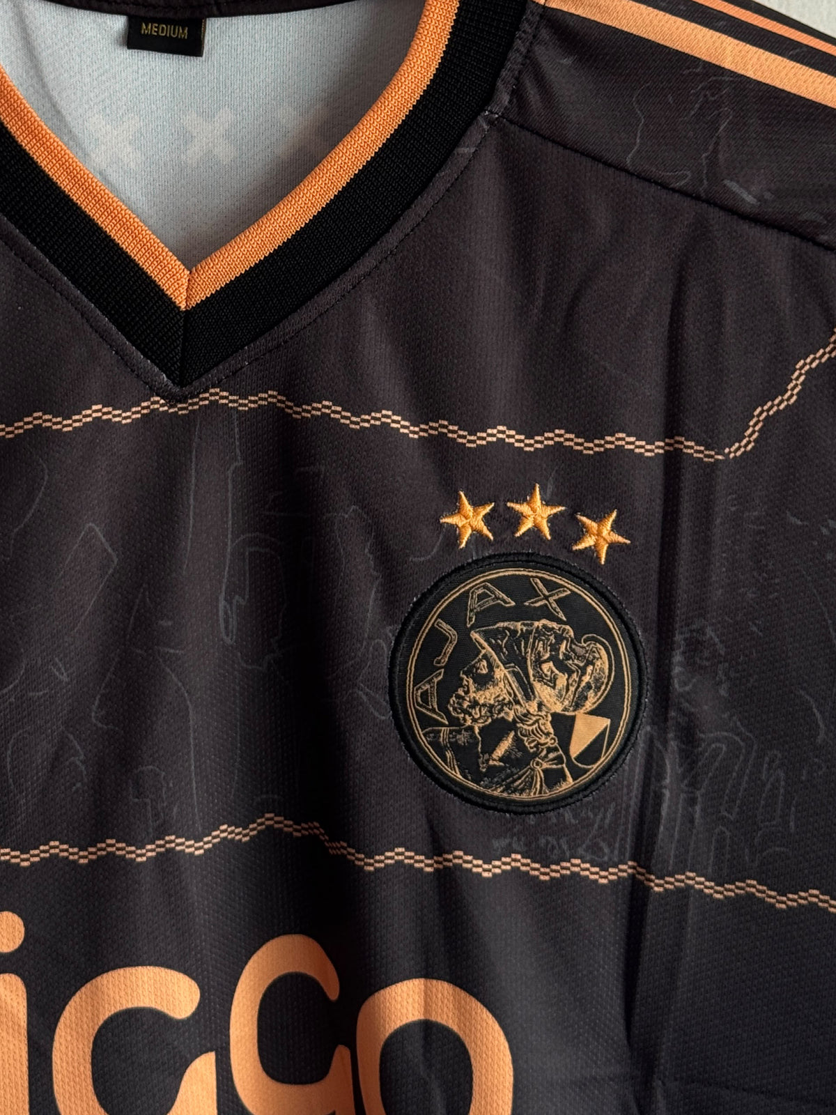 Ajax Away Plain back jersey embroidery half sleeve - P2733