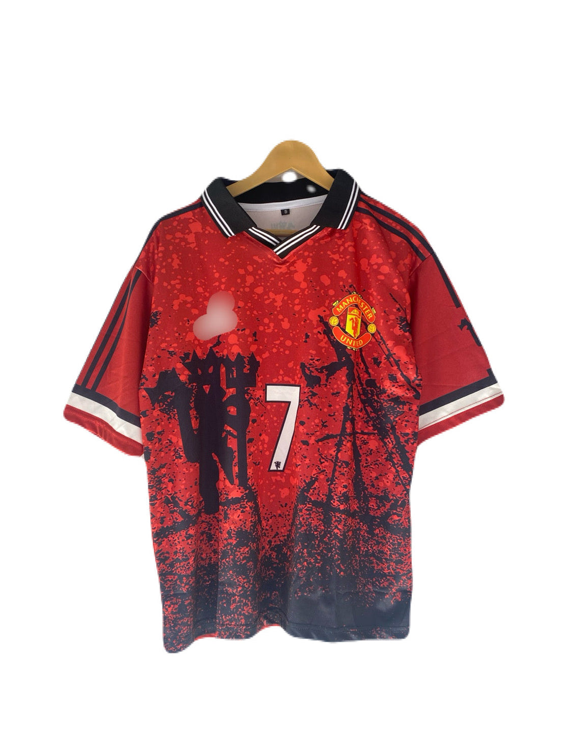Ronaldo Manchester united Five Sleeve collar Sublimation Jersey - P2752