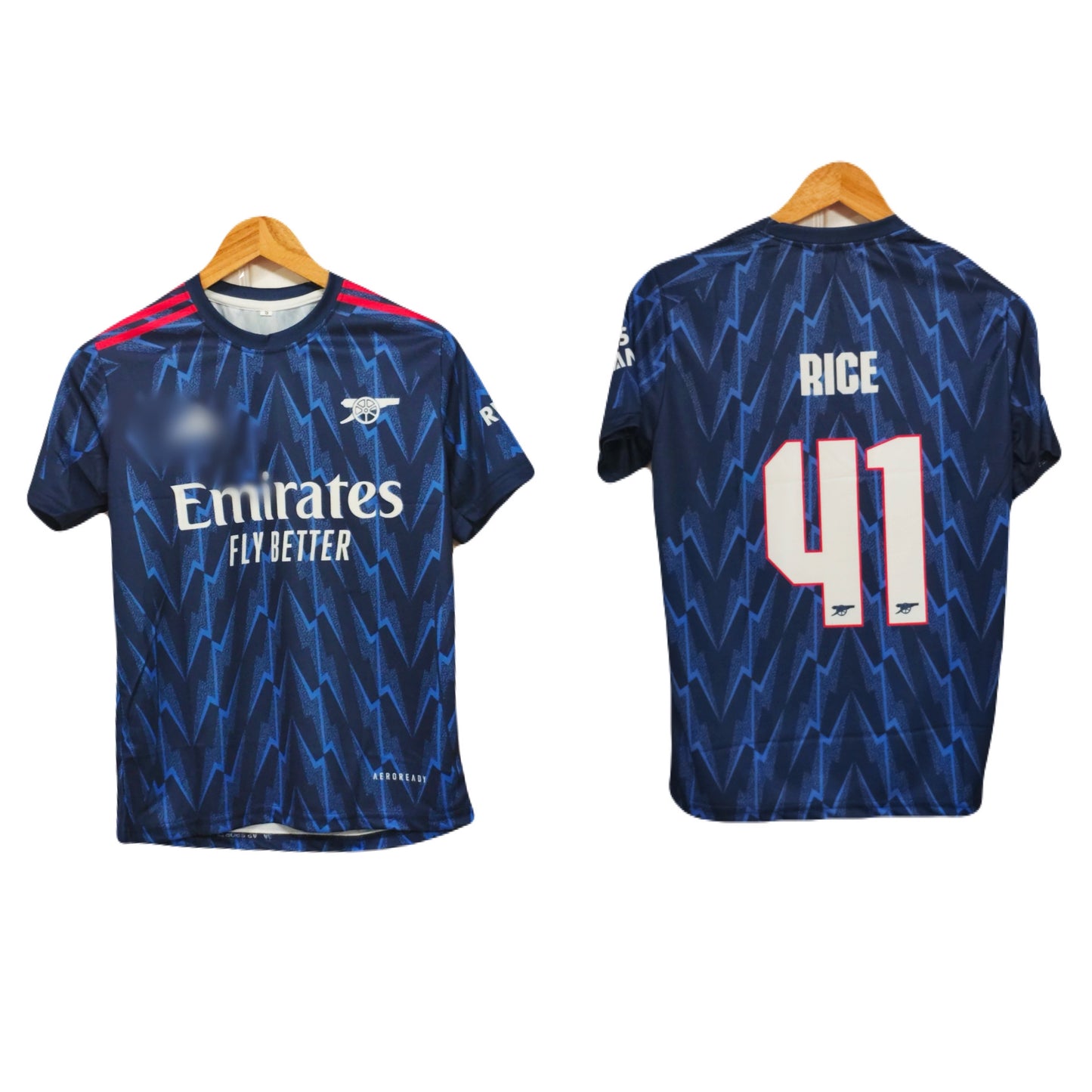 Arsenal 2025-26 Home kit Rice Half sleeve - P262 - Ms Retro Store