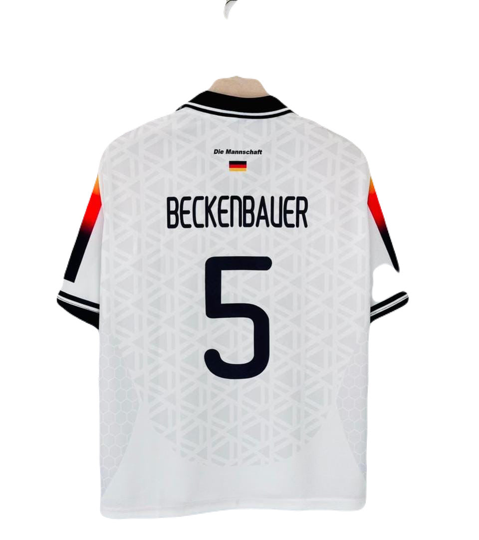 Germany 19996 Home Kit Beckenbauer Five Sleeve - P2000 Ms Retro Store