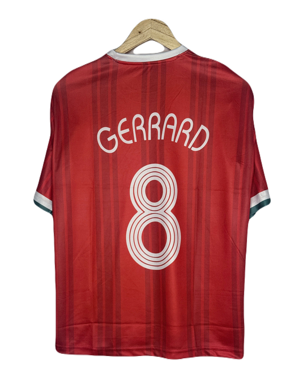 Liverpool Fc 1993-95 Home Kit Gerrard Five Sleeve - P465 Ms Retro Store