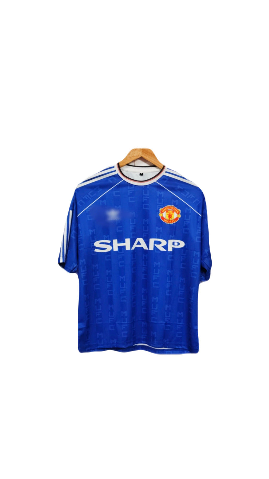 Manchester United 1988-90 Third kit Beckham Five sleeve - P320 - Ms Retro Store