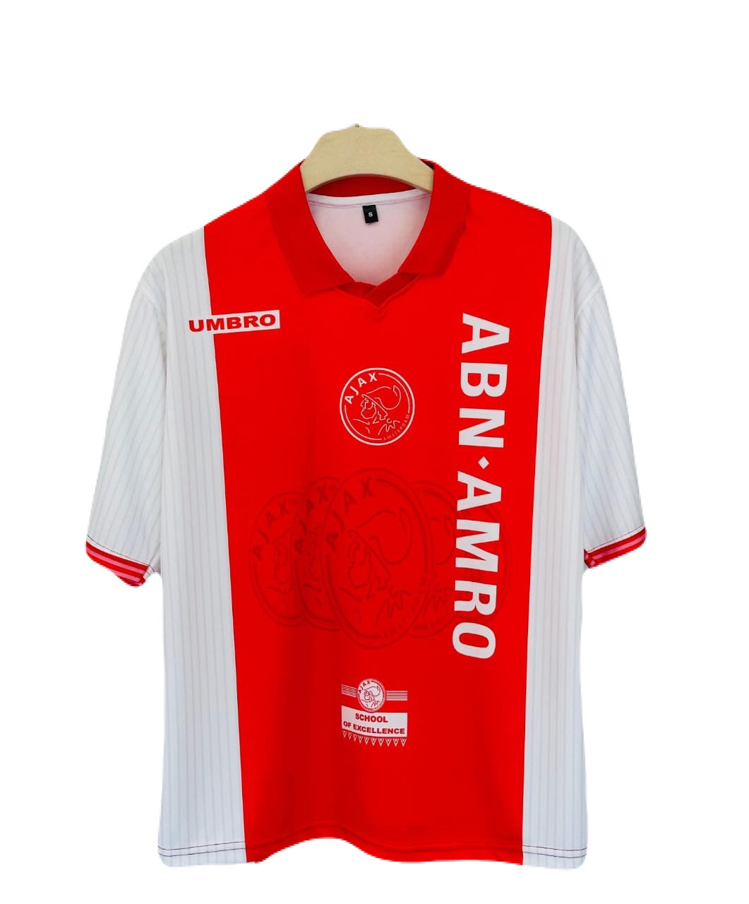 Ajax 1998-99 Home kit Litmanen Five sleeve - Ms Retro Store
