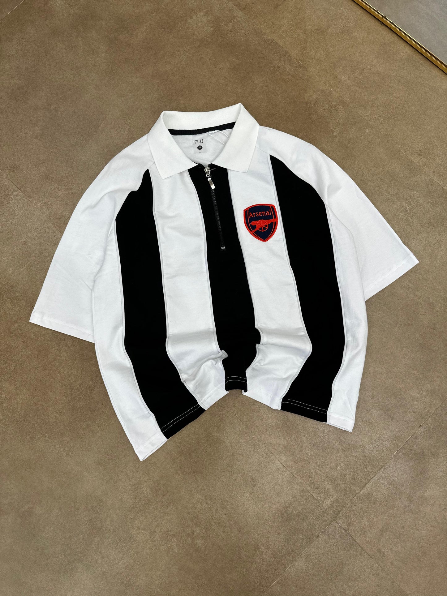 Arsenal polo T-shirt zip Collar premium - Ms retro store