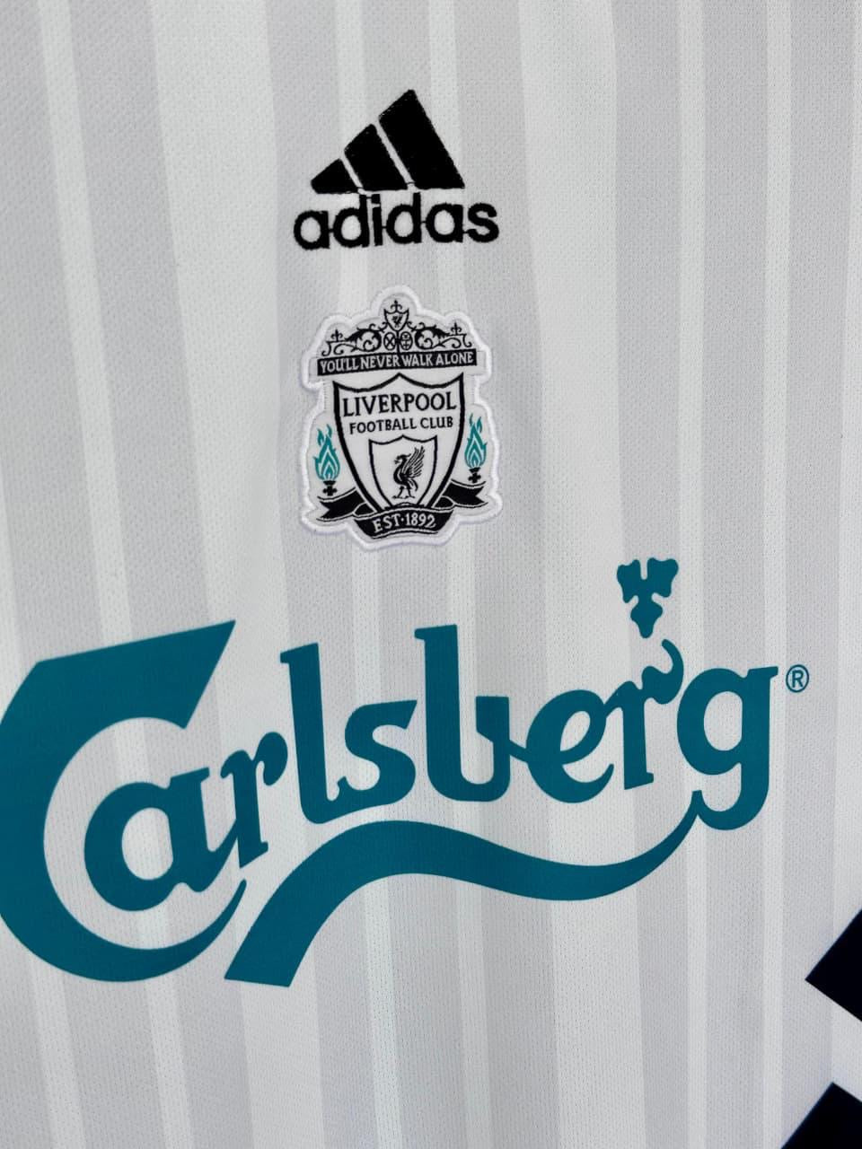 Liverpool 1993-94 Kit Fowler Five sleeve -  Ms Retro Store