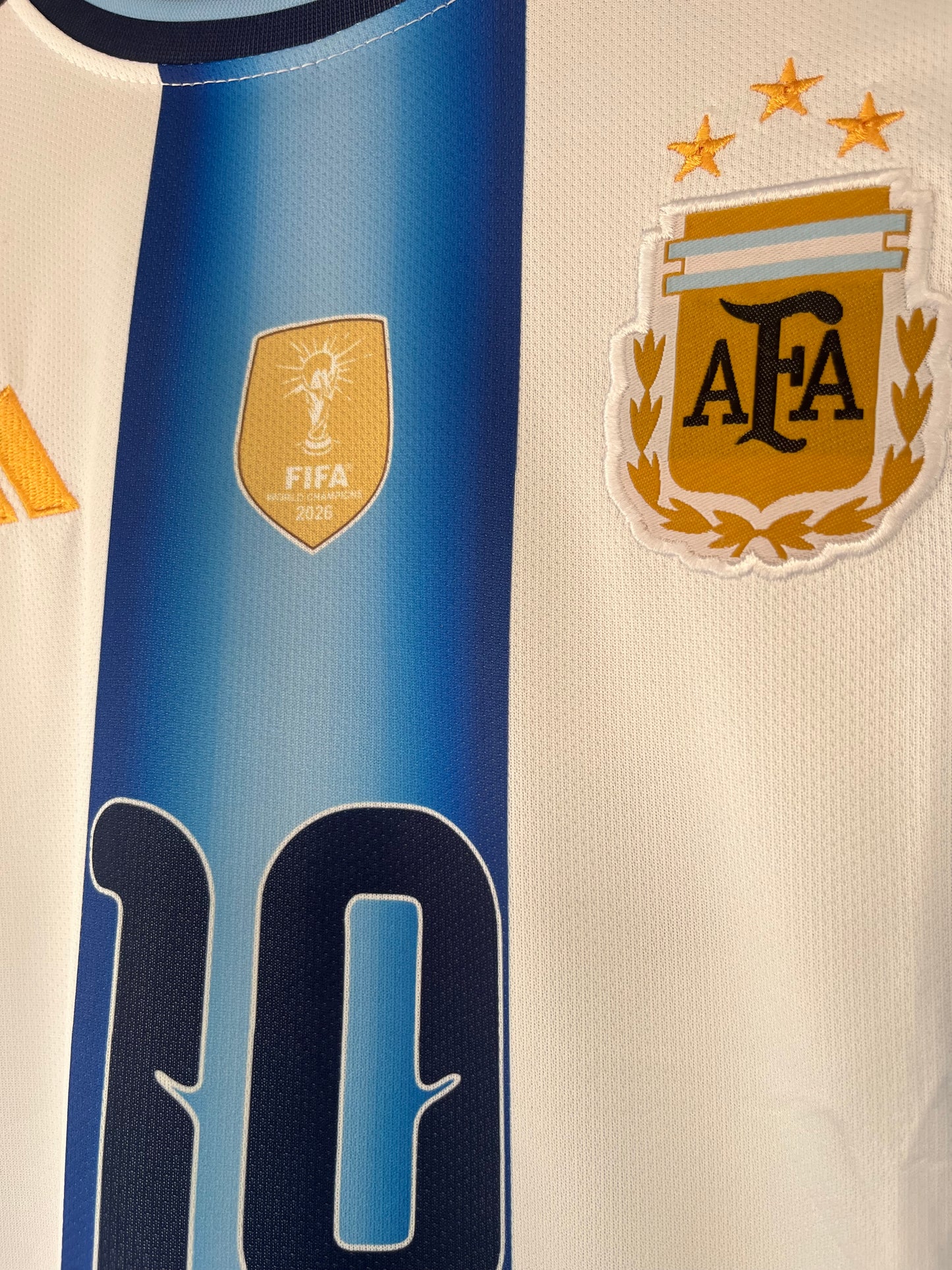 Messi Argentina 2026 Home kit Full Sleeve Embroidery -