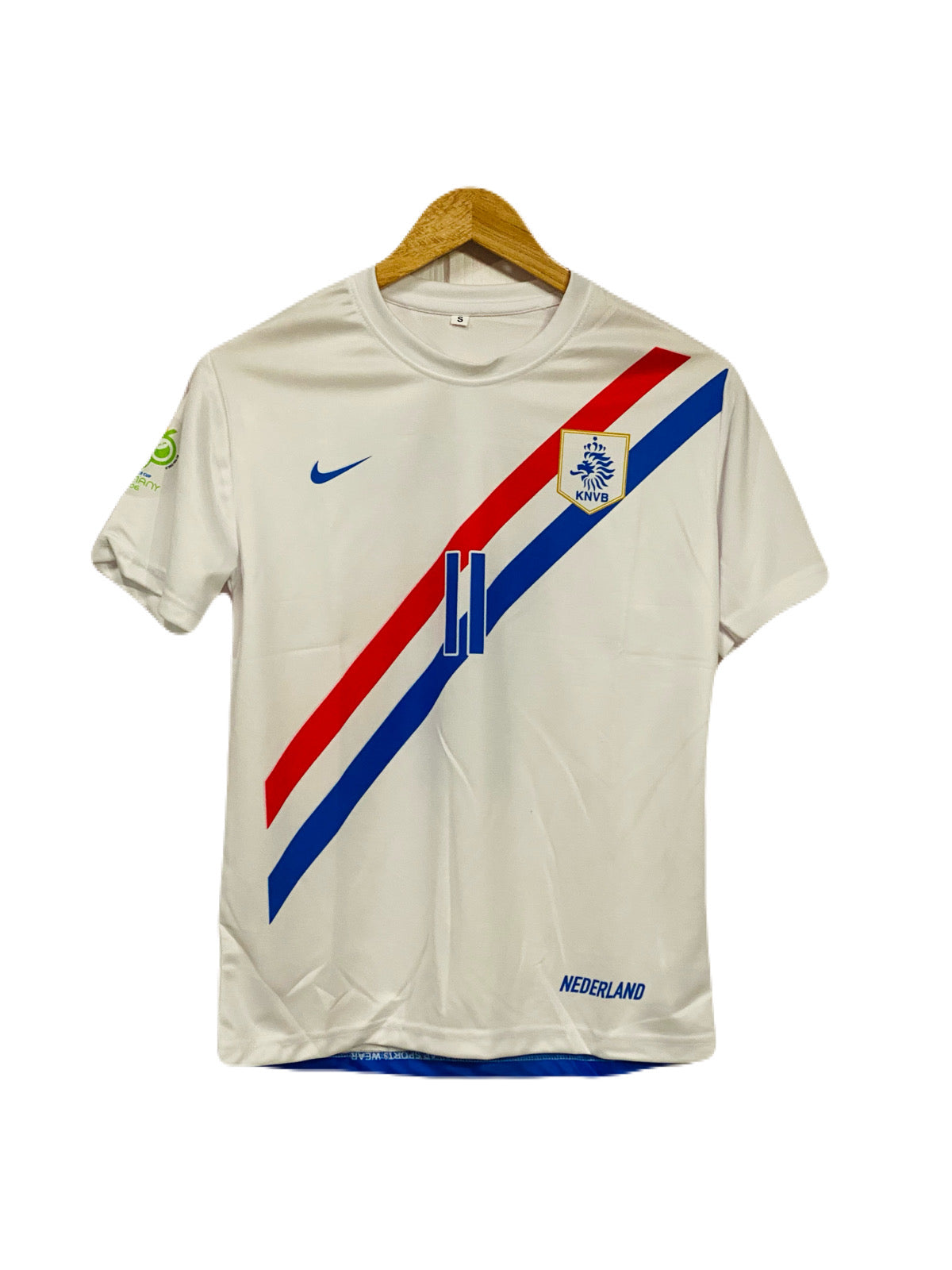 Netherlands 2006 Away kit Robben Half sleeve - P124 - Ms Retro Store