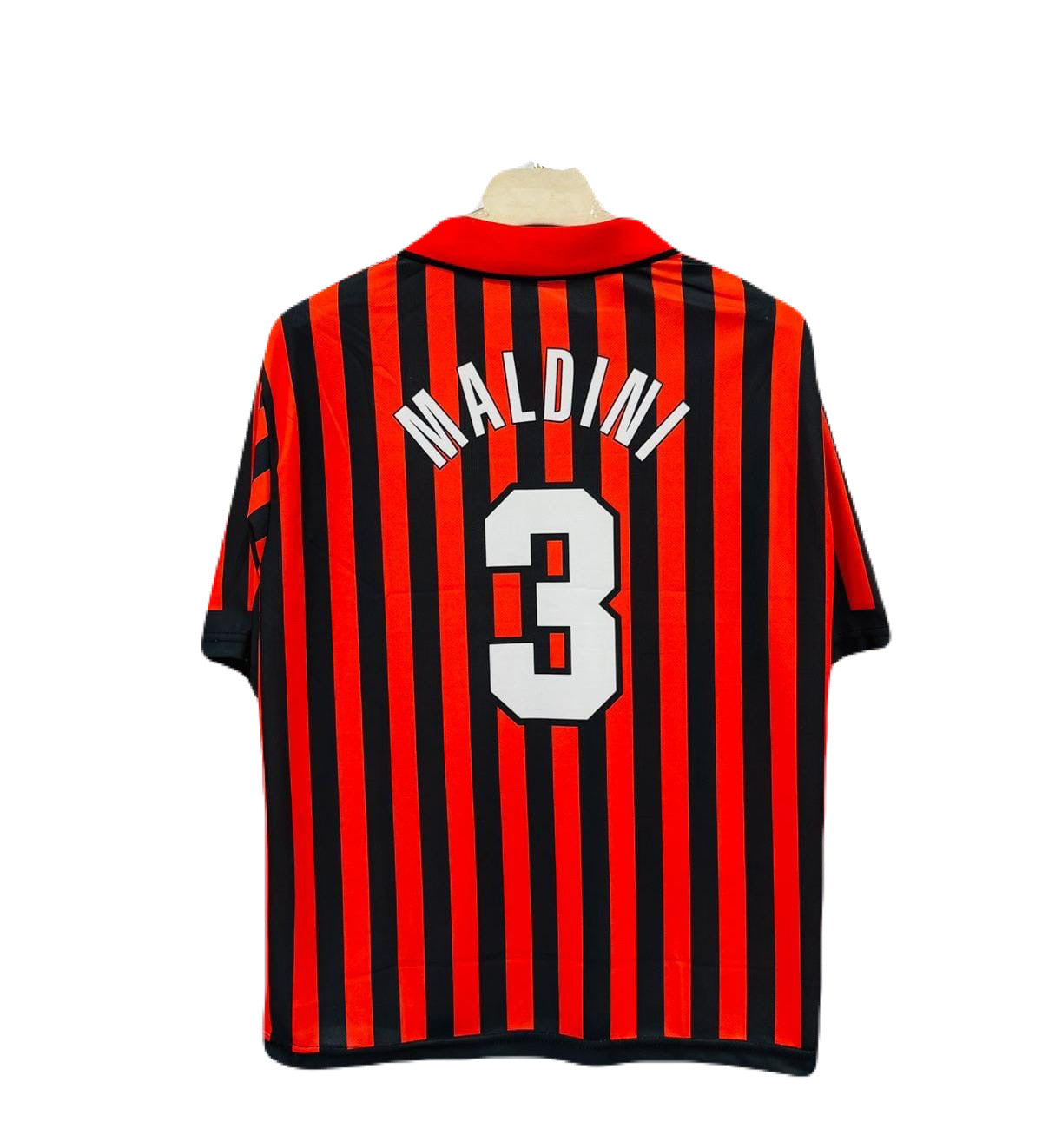 Ac milan 1999/00 home jersey maldini - P835 ms retro store