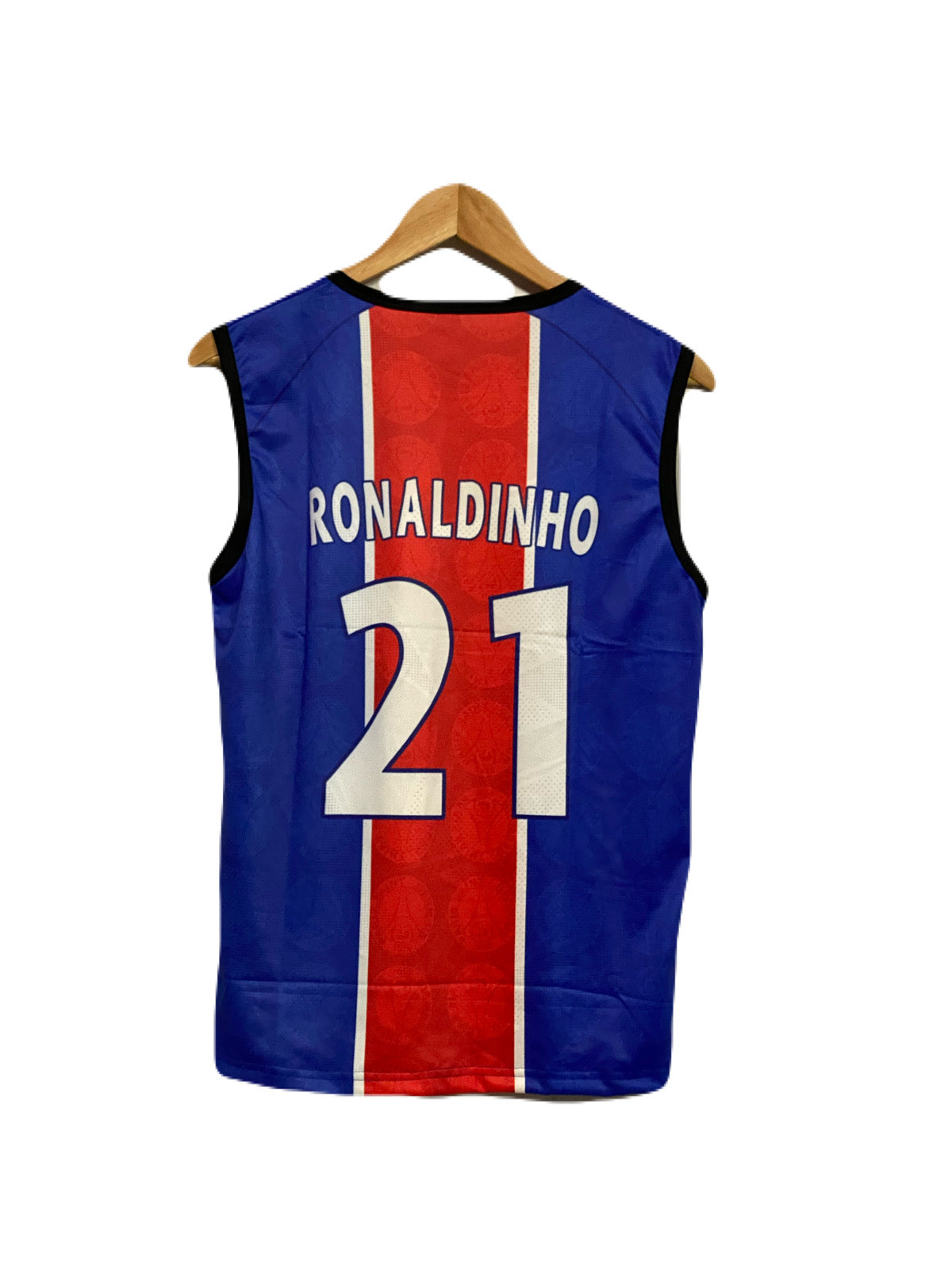 Psg ronaldinho sleevless bibs - ms retro store