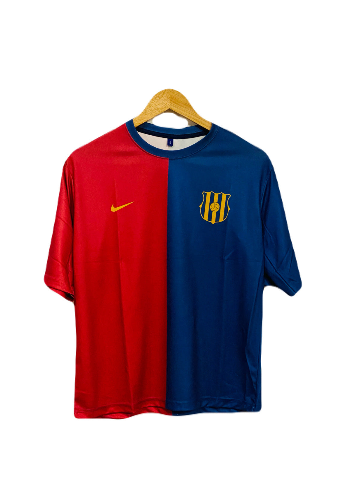 Fc Barcelona Vintage messi kit Five sleeve - P244 - Ms Retro Store