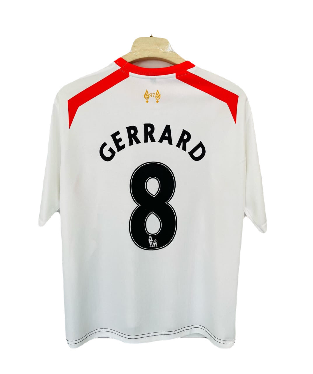 Liverpool 2013/14 five sleeve jersey gerrard - ms retro store