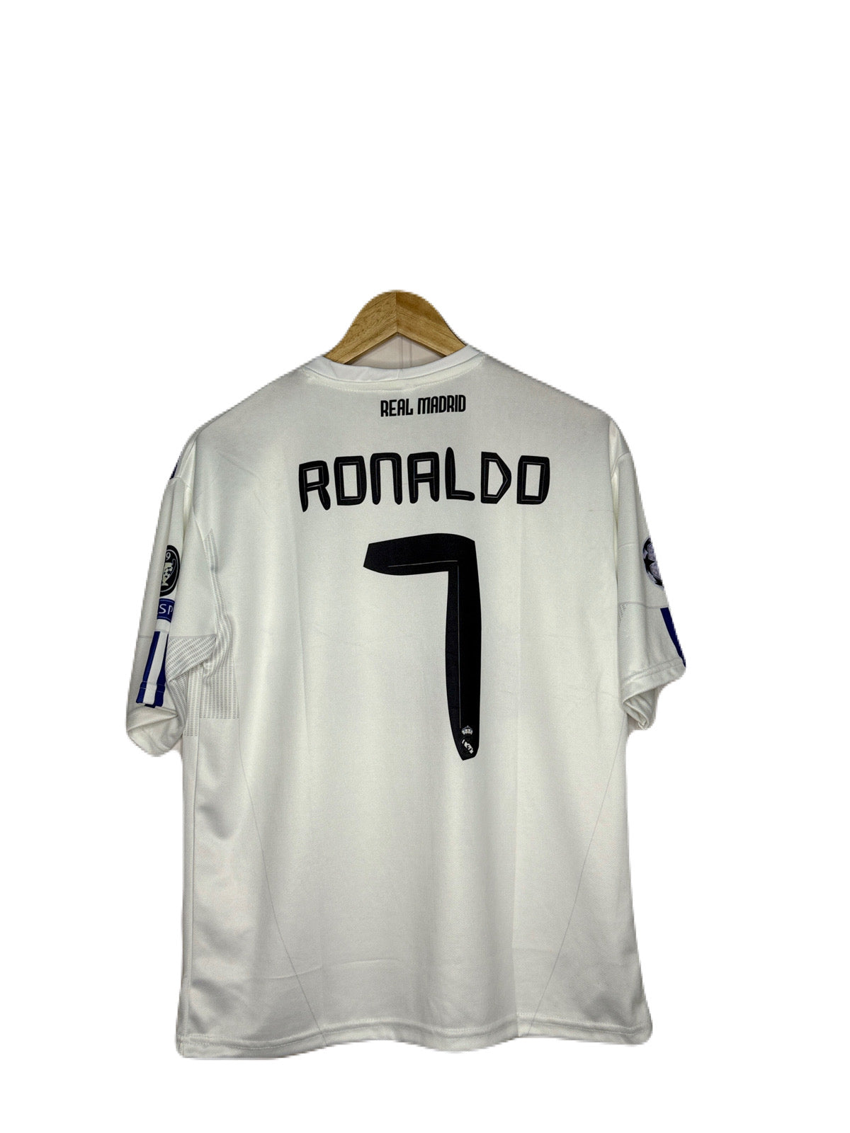 Real Madrid 2010-11 Home Kit Ronaldo Five Sleeve - P1025 Ms Retro Store