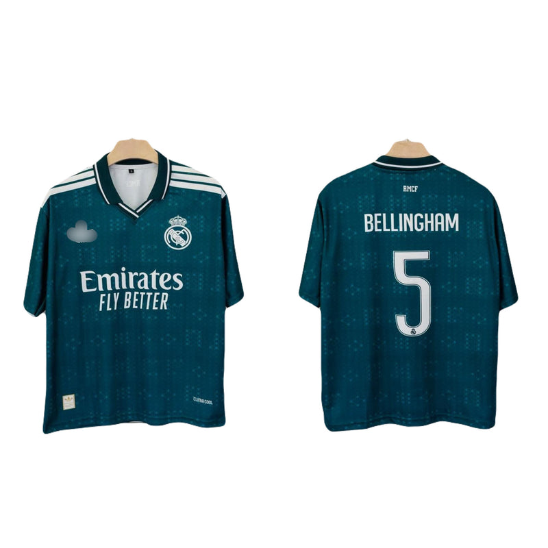 Bellingham Real Madrid 2026-27 Away Five Sleeve collar Sublimation jersey - P2783