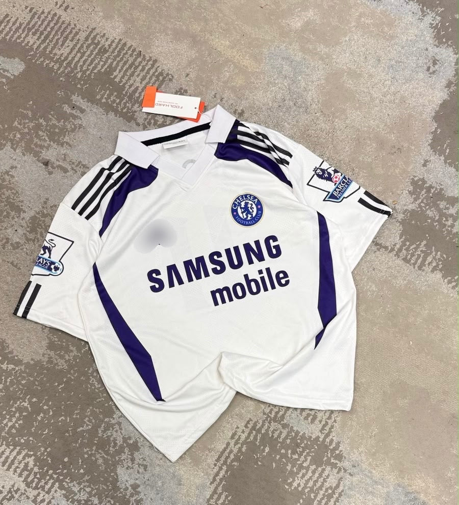 Drogba Chelsea premium quality Collar Five Sleeve Jersey - P2782